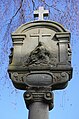 This is a picture of the Bavarian Baudenkmal (cultural heritage monument) with the ID D-6-78-150-53 (Wikidata) Bildstock, Mühlweg, Herlheim, Gemeinde Kolizheim, Unterfranken, Deutschland