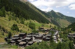 Vista sobre o vale de Binn.