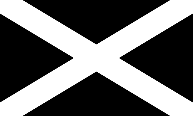 white saltire