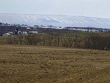 Blue Mountain in the Lehigh Valley region of eastern Pennsylvania Blue Mountain Ridge (Pennsylvania).jpg