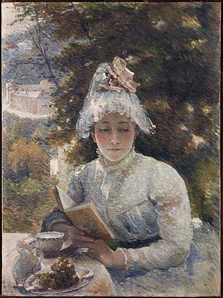 <i>Afternoon Tea</i> (Bracquemond) Painting by Marie Bracquemond
