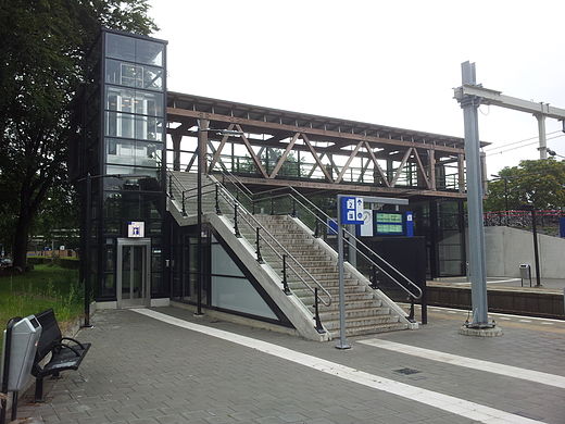 Station Bussum Zuid, traverse