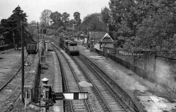 Byfield railway station in 1963