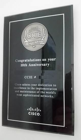 <span class="mw-page-title-main">CCIE Certification</span> Technical certification offered by Cisco Systems