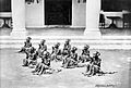 Court dancers performing a serimpi