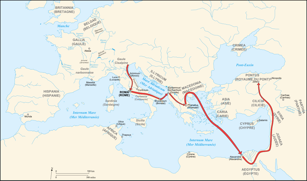 ナイルの戦い 紀元前47年 Wikipedia