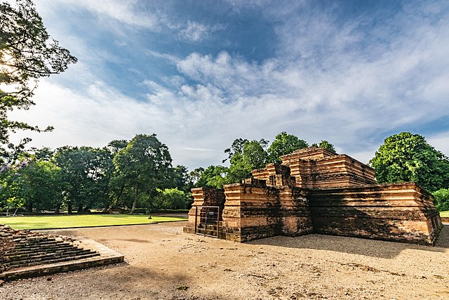 Muaro Jambi Temple Compounds in Jambi, historically linked to the pre-Islamic Melayu Kingdom. The Melayu-Srivijayans were known to construct complex b