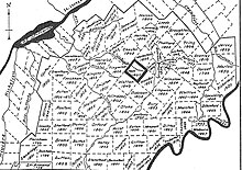 Cadastral divisions of the Eastern Townships. Cantons de l'est.jpg