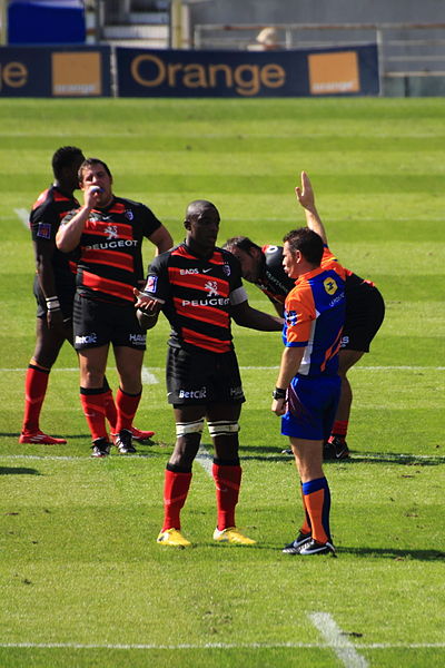 File:Captain Yannick Nyanga with the Referee.jpg