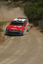 Carlos Sainz with a Citroen Xsara WRC in the Cyprus Rally from the 2004 season. Carlos Sainz - 2004 Cyprus Rally.jpg