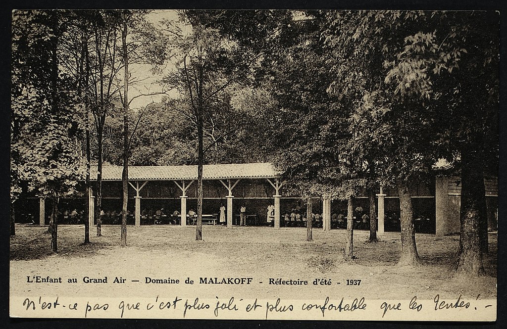 File Carte Postale Malakoff L Enfant Au Grand Air Domaine De Malakoff Refectoire D Ete 1937 Jpg Wikimedia Commons