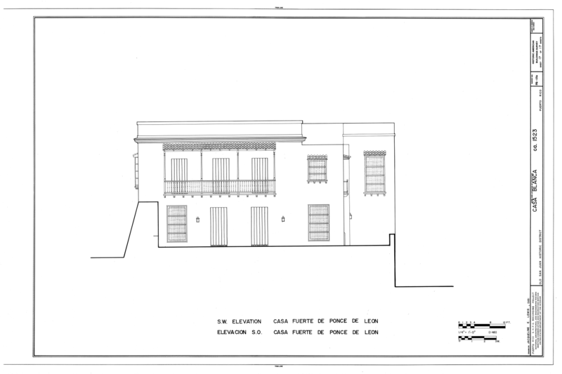 File:Casa Blanca, San Sebastian Street (West End), San Juan, San Juan Municipio, PR HABS PR,7-SAJU,58- (sheet 17 of 17).png