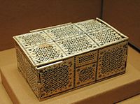 Ivory casket, Islamic Spain or Egypt, 13th or 14th century
