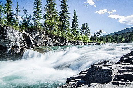 Castle falls. Glendinning Provincial Park. Provincial.