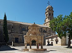 Catedral de la Natividad de Ntra. Señora y Fuente de Santa María, en Baeza (Jaén, España).jpg
