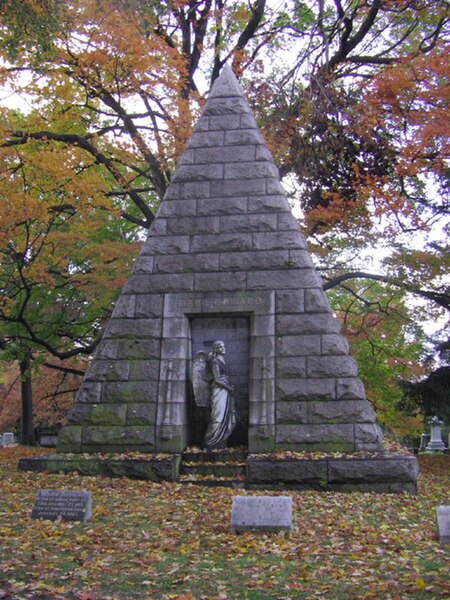 The Mark Howard monument, one of Cedar Hill's most famous.