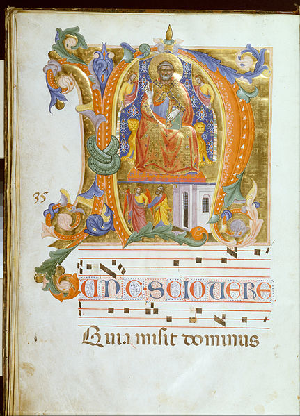 File:Cenni di Francesco di Ser Cenni - Initial N with Saint Peter Enthroned and the Liberation of Saint Peter - Google Art Project.jpg