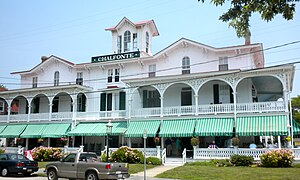 Expansion of Chalfonte Hotel, Cape May, New Jersey (1879).