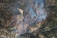 Chips Fire burn scar September 1 2012.jpg