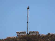 An Anduril Sentry Tower in California Close shot of Anduril Sentry on a hill in Tecate, CA.jpg