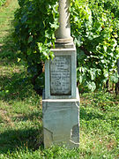 Histoire du vignoble sur le socle de la colonne