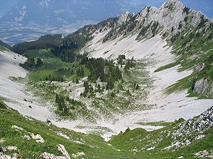 Combe de Dreveneuse, Valais