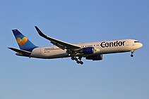 Condor Boeing 767-343-ER D-ABUK (29302556426).jpg