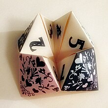 wiki fortune paper teller kindliches als Wahrsageinstrument Bastelei (Kaleidozyklus) Die