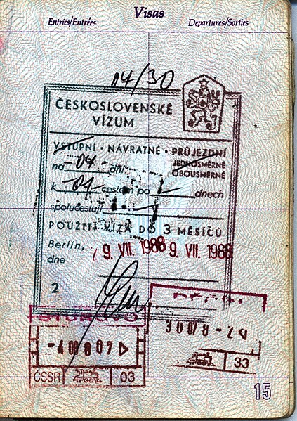 File:Czechoslovakia visa 1988.jpg