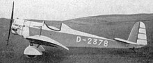 Die DKW Erla Me 5a wie sie im September 1933 im L'Aérophile vorgestellt wurde