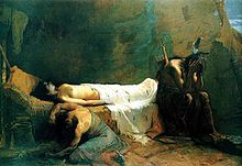 Death of Minnehaha by William de Leftwich Dodge in 1885 Death-Of-Minnehaha Dodge.jpg