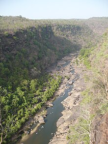 Picturesque view of Denwa river.