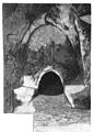 File:Die Gartenlaube (1899) b 0253_2.jpg Fig. 2. Künstliche Höhle in Hohenwarth: Eingang zum Höhlensystem, rechts und links Sitzsockel