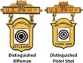 Distinguished Shooter Badges