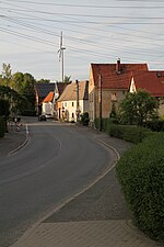 Dorfstraße in Rauschwitz