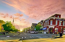 Downtown Blue Ridge Downtown Blue Ridge, Georgia, in Fannin County at sunset 02.jpg