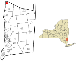 Location of Tivoli, New York