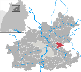 Kaart van Eberstadt
