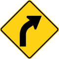 P1-2D Open curve to the right