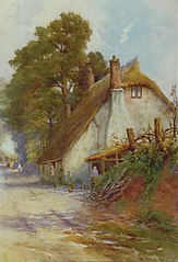 Cottage by a Lane