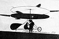 Flug eines von Jacob Ellehammer konstruierten Helikopters, 1914