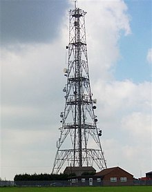 Elsham Hill. The large radio and telephone mast on top of Elsham hill, on land that once was the war time bomber airfield of RAF Elsham Wold Elsham Hill - geograph.org.uk - 6681.jpg