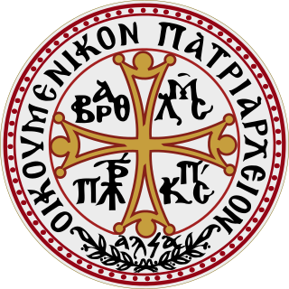 Emblem of the Ecumenical Patriarch of Constantinople Bartholomew I.svg