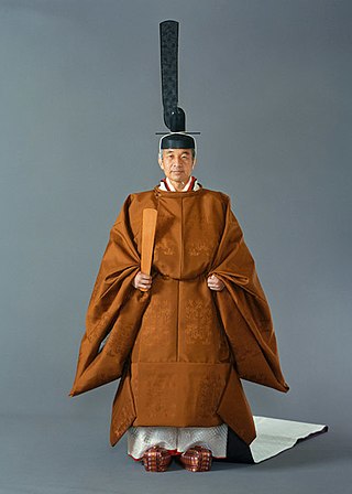 <i>Sokutai</i> Traditional Japanese outfit worn those in the Japanese imperial court