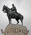 Statua equestre nella Plaza Nueva di Siviglia (XIX secolo)