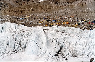 Everest Basecamp (Nepal) from Khumbu Icefall