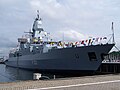 Khinh hạm phòng không hiện đại F221 Hessen, biên chế năm 2006