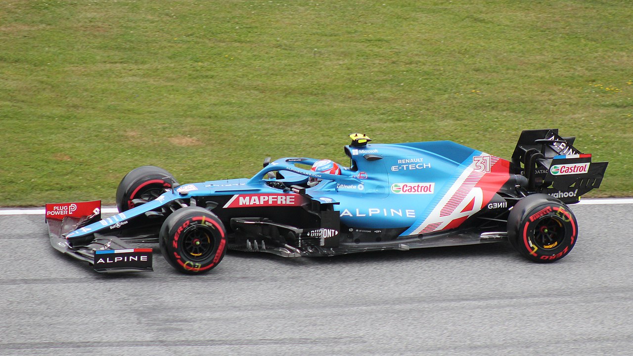 Image of FIA F1 Austria 2021 Nr. 31 Ocon (side)