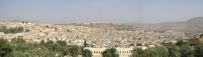 Panoramafoto van Fez