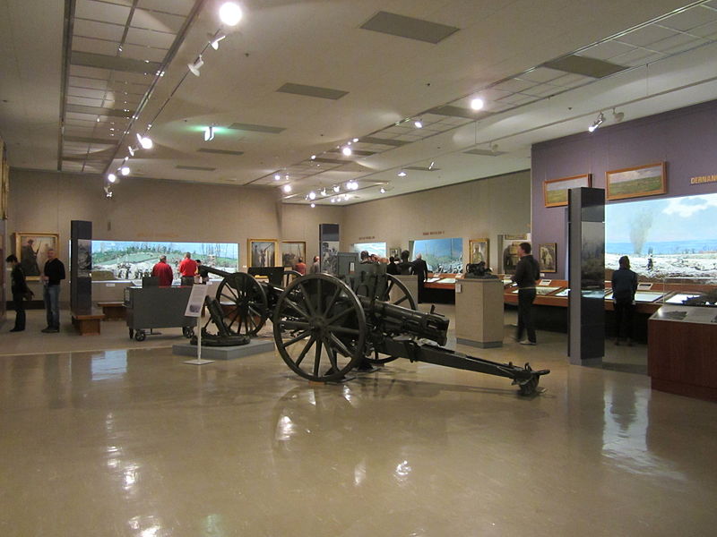 File:Field guns in the AWMs main Western Front gallery August 2012.JPG